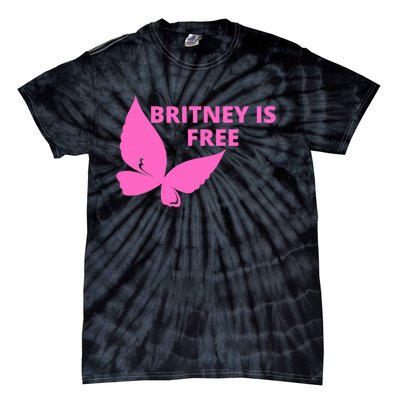 Britney Is Free Butterfly Tie-Dye T-Shirt