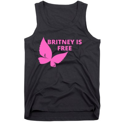 Britney Is Free Butterfly Tank Top