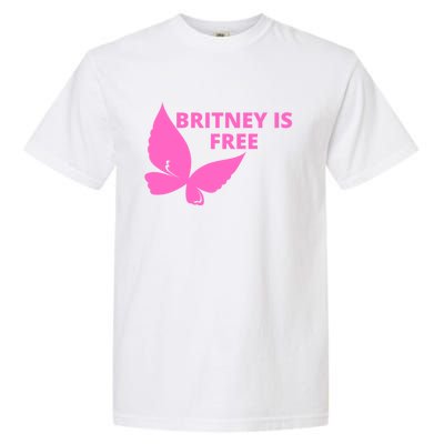 Britney Is Free Butterfly Garment-Dyed Heavyweight T-Shirt