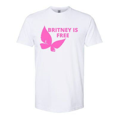 Britney Is Free Butterfly Softstyle CVC T-Shirt