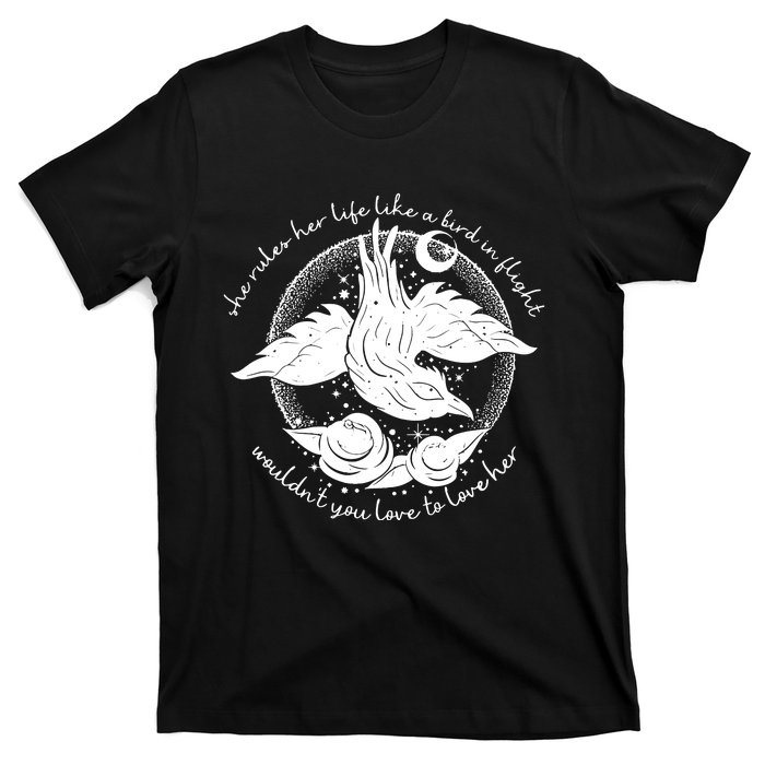 Bird In Flight Rhiannon T-Shirt