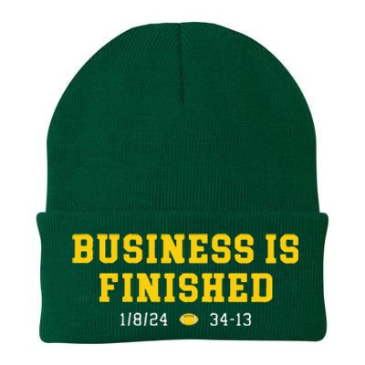 Business Is Finished Michigan Knit Cap Winter Beanie