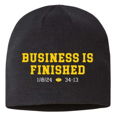 Business Is Finished Michigan Sustainable Beanie