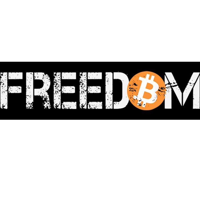 Bitcoin Is Freedom Hodl Crypto Currency Trading Trader Gift Bumper Sticker