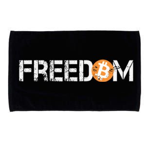 Bitcoin Is Freedom Hodl Crypto Currency Trading Trader Gift Microfiber Hand Towel