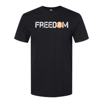 Bitcoin Is Freedom Hodl Crypto Currency Trading Trader Gift Softstyle® CVC T-Shirt