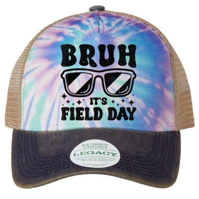 Bruh Its Field Day Teacher Happy Field Day Legacy Tie Dye Trucker Hat