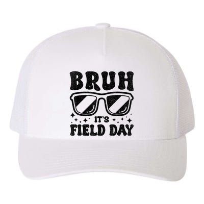 Bruh Its Field Day Teacher Happy Field Day Yupoong Adult 5-Panel Trucker Hat