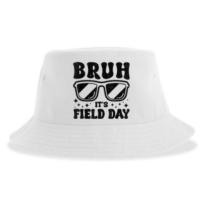 Bruh Its Field Day Teacher Happy Field Day Sustainable Bucket Hat