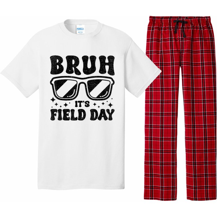 Bruh Its Field Day Teacher Happy Field Day Pajama Set