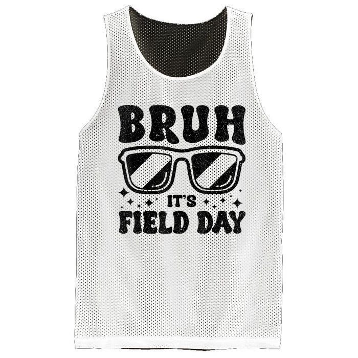 Bruh Its Field Day Teacher Happy Field Day Mesh Reversible Basketball Jersey Tank