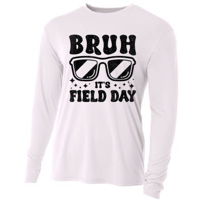 Bruh Its Field Day Teacher Happy Field Day Cooling Performance Long Sleeve Crew