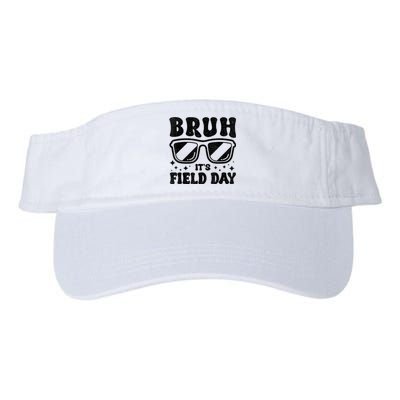 Bruh Its Field Day Teacher Happy Field Day Valucap Bio-Washed Visor