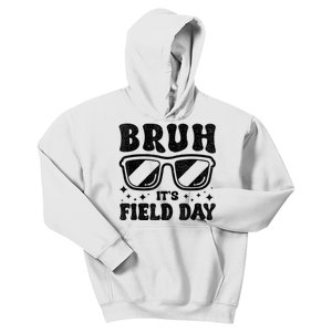 Bruh Its Field Day Teacher Happy Field Day Kids Hoodie