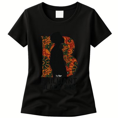 B Is For Brilliant Black Black History Month Womens T-Shirt