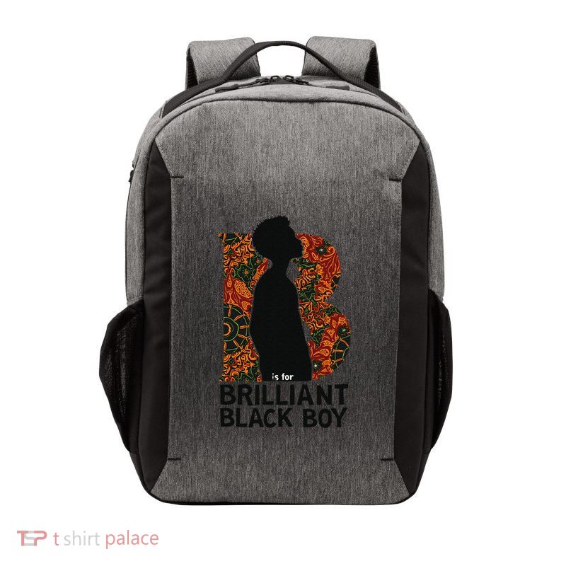 B Is For Brilliant Black Black History Month Vector Backpack