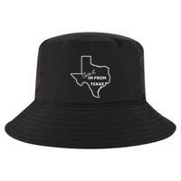 Bitch Im From Texas Funny State Outline Bbq Party Work Cool Comfort Performance Bucket Hat