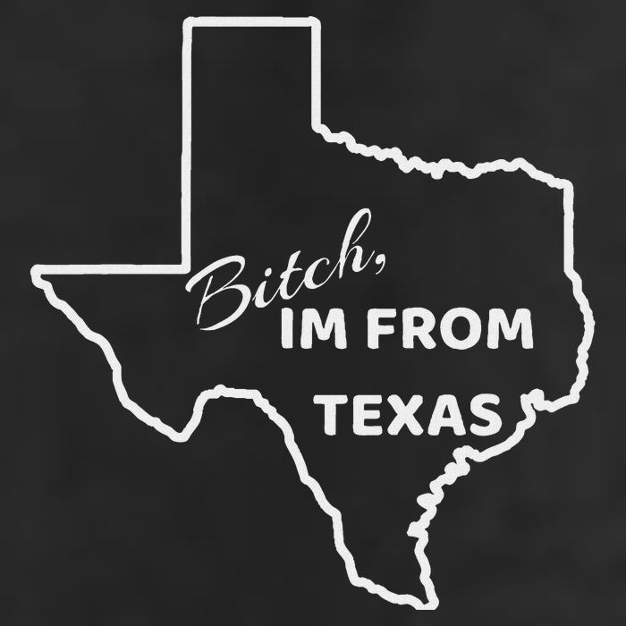 Bitch Im From Texas Funny State Outline Bbq Party Work Cool Comfort Performance Bucket Hat