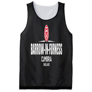 Barrow in Furness Cumbria England Mesh Reversible Basketball Jersey Tank