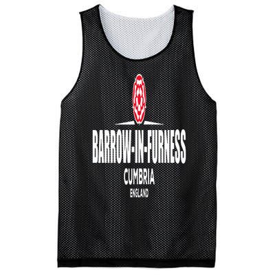 Barrow in Furness Cumbria England Mesh Reversible Basketball Jersey Tank