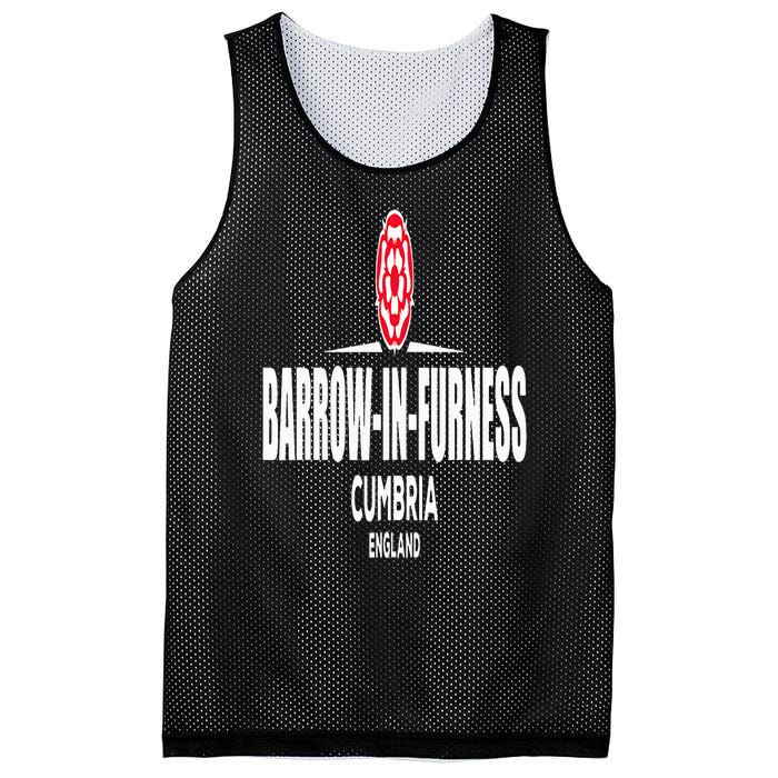 Barrow in Furness Cumbria England Mesh Reversible Basketball Jersey Tank