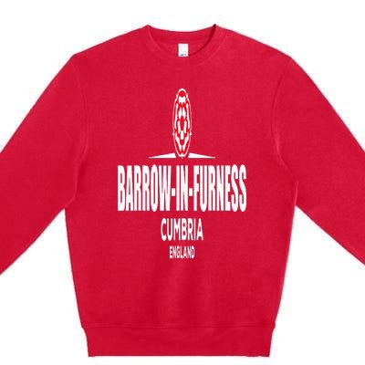 Barrow in Furness Cumbria England Premium Crewneck Sweatshirt