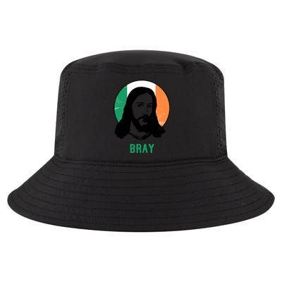 Bray Ireland Flag Jesus St Patricks Day Gift Cool Comfort Performance Bucket Hat