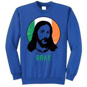 Bray Ireland Flag Jesus St Patricks Day Gift Sweatshirt