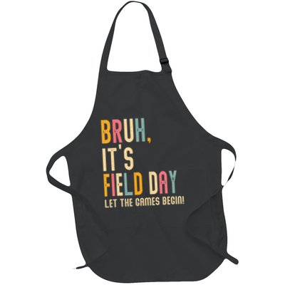 Bruh It's Field Day Let The Games Begin Field Trip Fun Day Apron