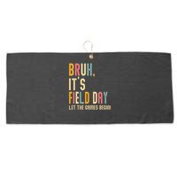 Bruh It's Field Day Let The Games Begin Field Trip Fun Day Large Microfiber Waffle Golf Towel