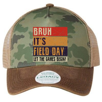Bruh It’S Field Day Let The Games Begin Legacy Tie Dye Trucker Hat