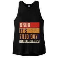Bruh It’S Field Day Let The Games Begin Ladies PosiCharge Tri-Blend Wicking Tank