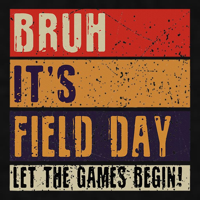 Bruh It’S Field Day Let The Games Begin Ladies PosiCharge Tri-Blend Wicking Tank