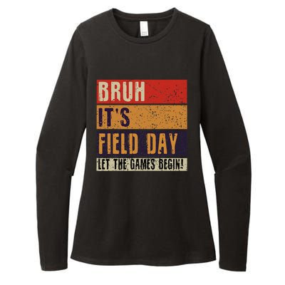 Bruh It’S Field Day Let The Games Begin Womens CVC Long Sleeve Shirt