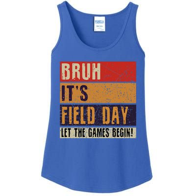 Bruh It’S Field Day Let The Games Begin Ladies Essential Tank