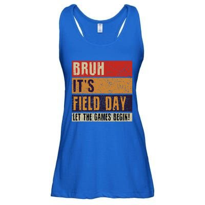 Bruh It’S Field Day Let The Games Begin Ladies Essential Flowy Tank