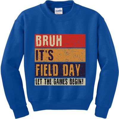 Bruh It’S Field Day Let The Games Begin Kids Sweatshirt