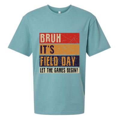 Bruh It’S Field Day Let The Games Begin Sueded Cloud Jersey T-Shirt