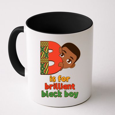 B Is For Brilliant Black Boy Celebrating Black History Mug