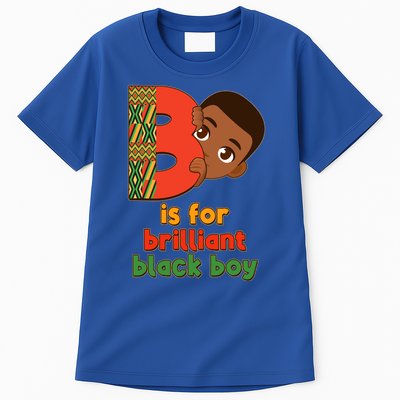 B Is For Brilliant Black Boy Celebrating Black History Tall T-Shirt