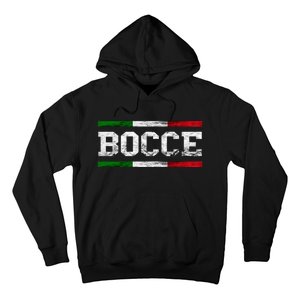 Bocce Italy Flag Pallino Petanque Italian Pride Boccia Team Hoodie