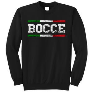 Bocce Italy Flag Pallino Petanque Italian Pride Boccia Team Sweatshirt