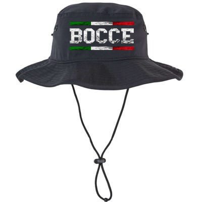 Bocce Italy Flag Pallino Petanque Italian Pride Boccia Team Legacy Cool Fit Booney Bucket Hat