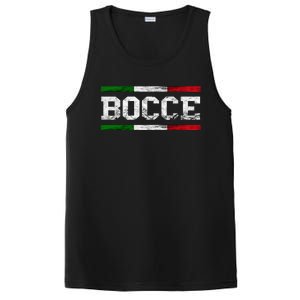 Bocce Italy Flag Pallino Petanque Italian Pride Boccia Team PosiCharge Competitor Tank