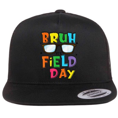 Bruh Its Field Day Teacher Happy Field Day Flatbill Hat