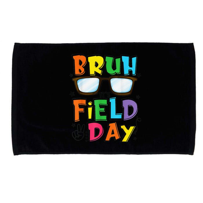 Bruh Its Field Day Teacher Happy Field Day Microfiber Hand Towel