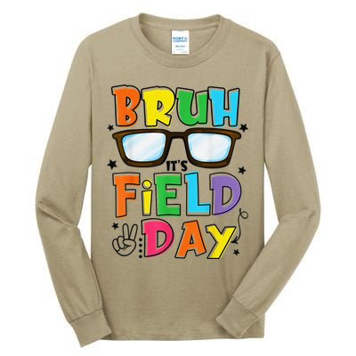 Bruh Its Field Day Teacher Happy Field Day Tall Long Sleeve T-Shirt