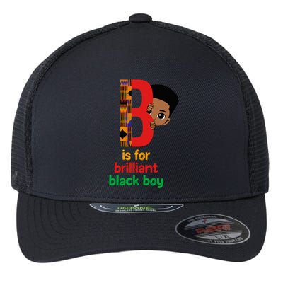 B Is For Brilliant Black Black History Month Flexfit Unipanel Trucker Cap