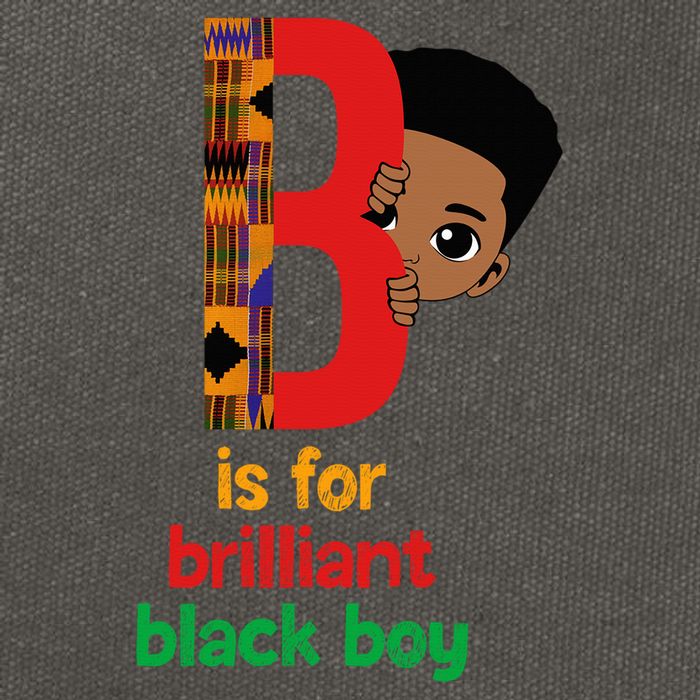 B Is For Brilliant Black Black History Month Cotton Canvas Backpack