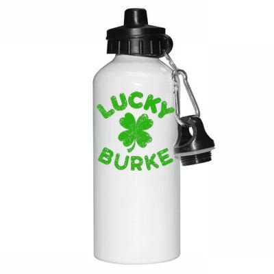 Burke Irish Family Saint Patrick's Day Irish Burke Aluminum Water Bottle 